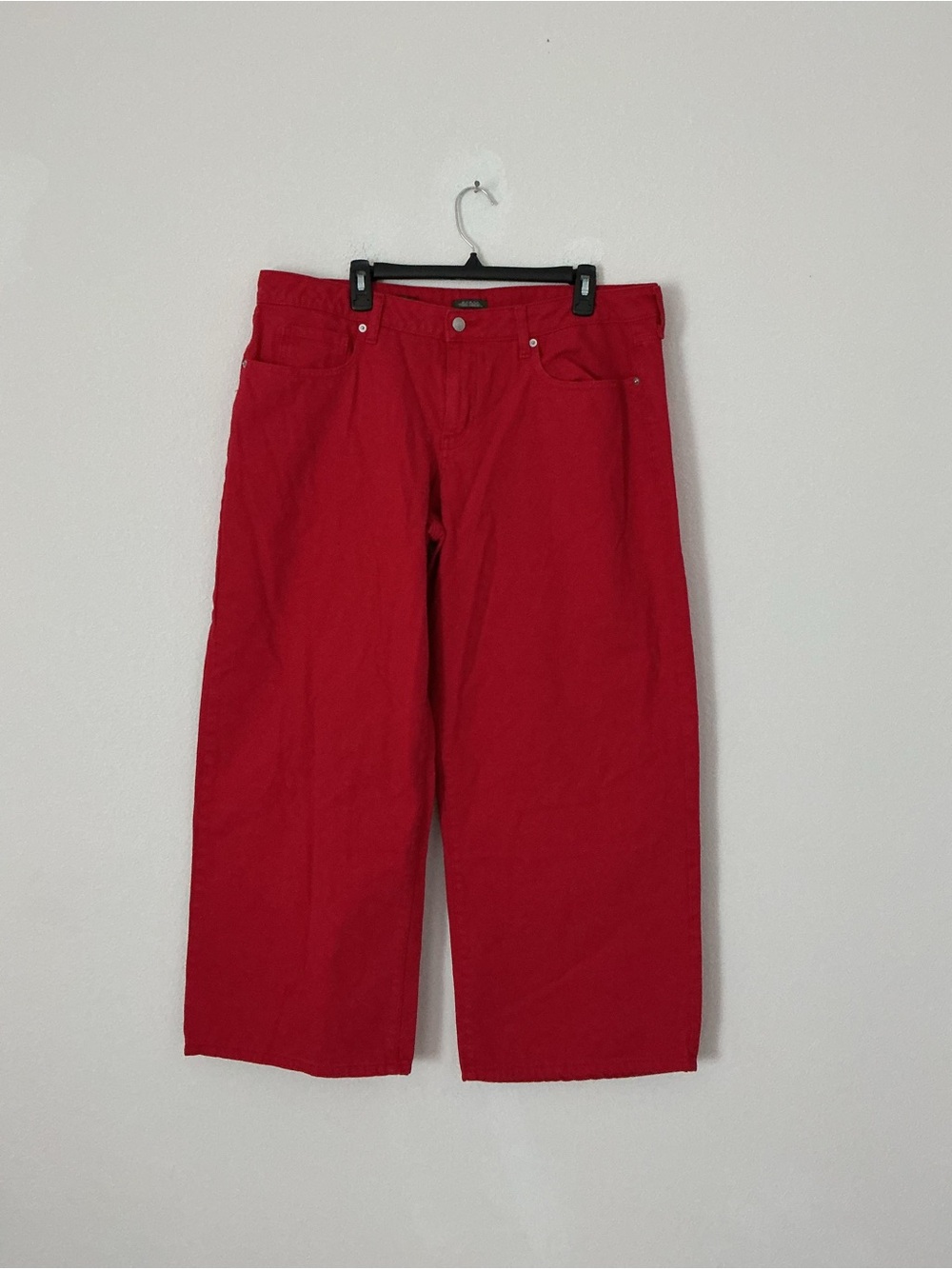 wild fable Red Wide Leg Jeans